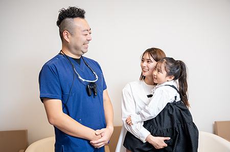 お子さまの未来を守るため根気強く向き合います